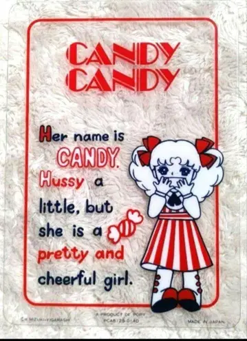 [ 초레어 ] CANDYCANDY 캔디캔디 책받침 1977년제 당시