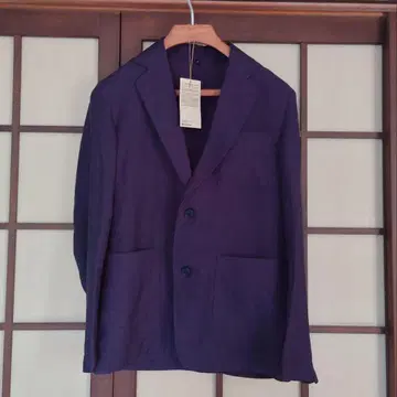 무인양품 신사 린넨 워싱 자켓