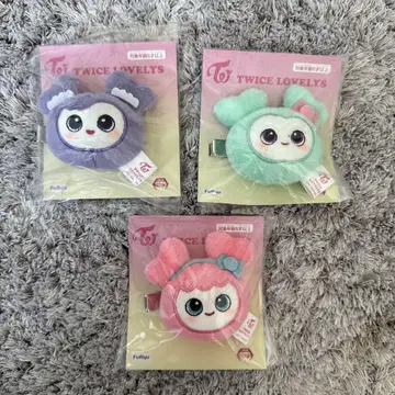 TWICE GiGO 봉제 인형 헤어핀 BABY LOVELYS 미사모