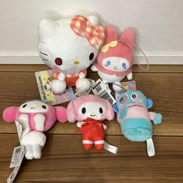 산리오 봉제 인형 5개 세트