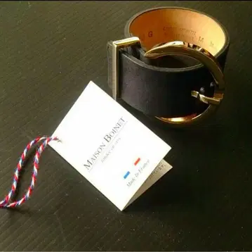 Maison boinet 가죽 뱅글 프랑스제