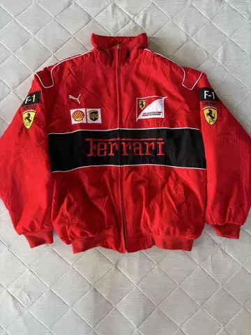 Ferrari 나일론 자켓 레드 XXL 사이즈