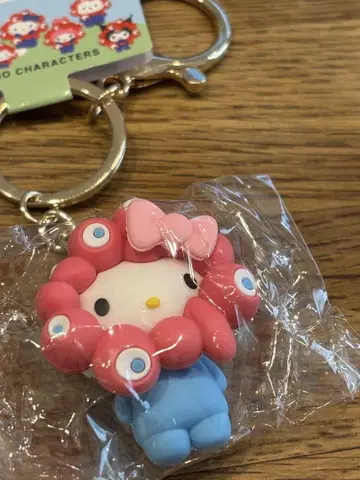 간사이 만박 미야쿠미야쿠 키티 입체 마스코트 컬러 키링