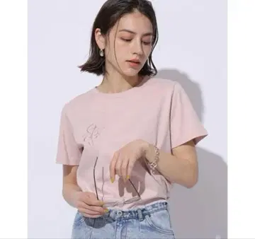 Arpege story 자수 T셔츠