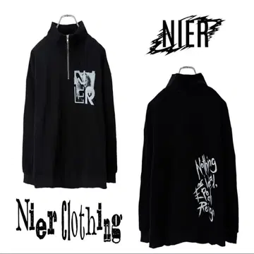 NieR LOGO ART HALF ZIP PULLOVER