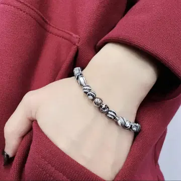 NieR 주얼리 파우치 포함 TWO-TONE STONE BRACELET