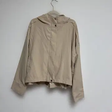 PROPORTION 베이지 후드 부착 자켓