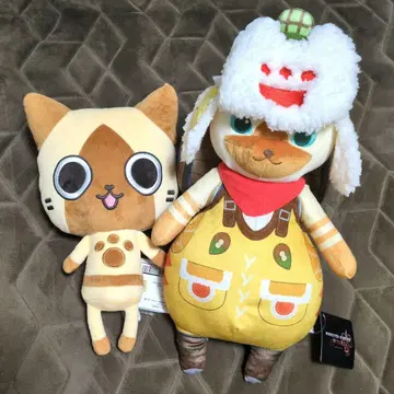 몬스터 헌터 봉제 인형 2개 세트