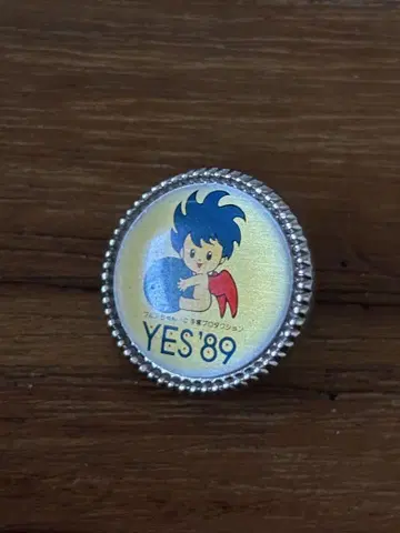 YES'89 핀 배지 캐릭터