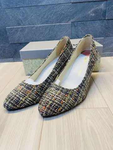 가을 겨울용 트위드 멀티 컬러 25cm~25.5cm