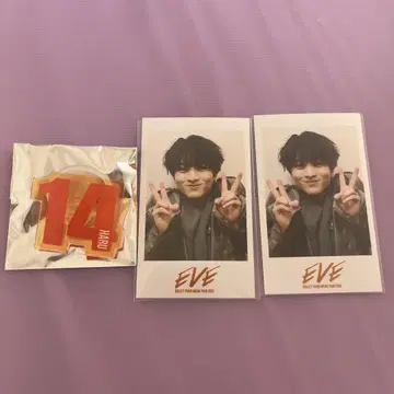 초특급 하루 팬미팅 응원봉 액세서리 EVE 미니 사진 3종 세트