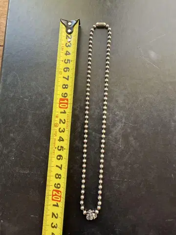 빌월 가죽 목걸이 약 47cm