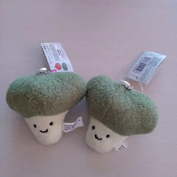 2개 세트 DAISO 다이소 키체인 브로콜리 라울