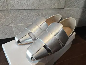 여성용 플랫슈즈 실버 23.5~24.0cm
