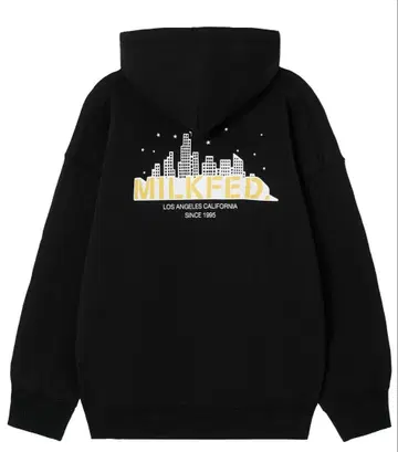 MILKFED. CITYLIGHTS LOGO BIGSWEAT HOODIE