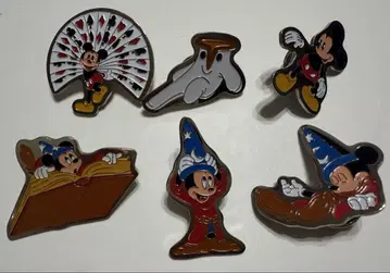 미키마우스 핀 배지 6개 세트 판타지아