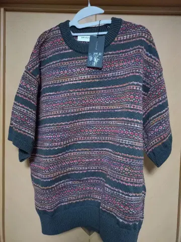 070780 REVERVE MIXBORDERKNIT S/S 반팔