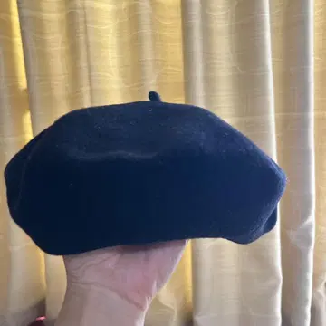 이탈리아제 울 베레모 블랙 57cm