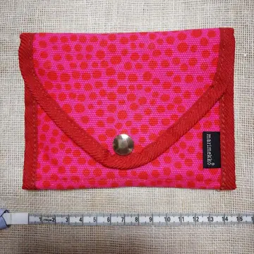 마리메꼬 marimekko 도트 무늬 캔버스 파우치