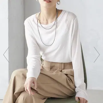 SHIPS 시어 크루넥 티셔츠