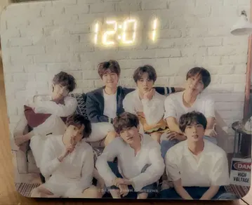 BTS 오늘전 디지털 시계