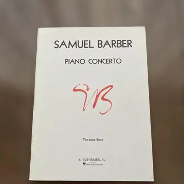 SAMUEL BARBER/피아노 협주곡 op.38 SCHIRMER