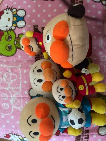 호빵맨 봉제 인형 4개 세트