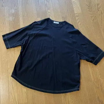 이치 오버 사이즈 블랙 반팔 T셔츠