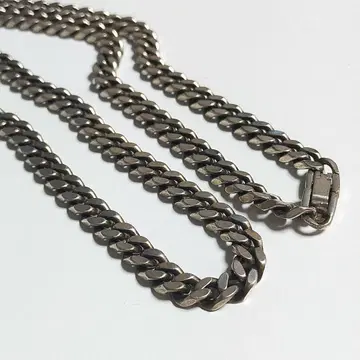 925 제작 키헤이 목걸이 6mm 폭 65g 초와이드 중후 빈티지 925