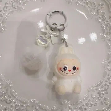 LABUBU 봉제 인형 키링 스트랩