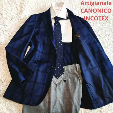 INCOTEX 카노니코 셋업 재킷 팬츠 울 이탈리아제 원단