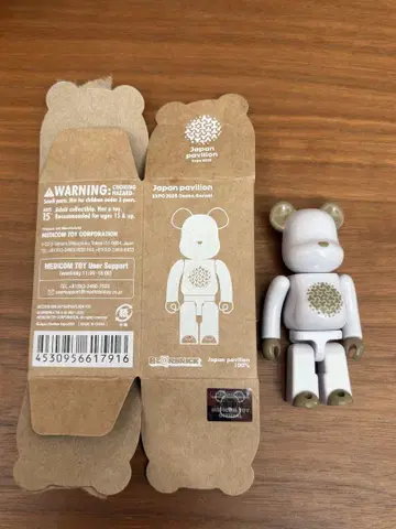 오사카 간사이 만박 일본관 x 베어브릭 BE@RBRICK 100%