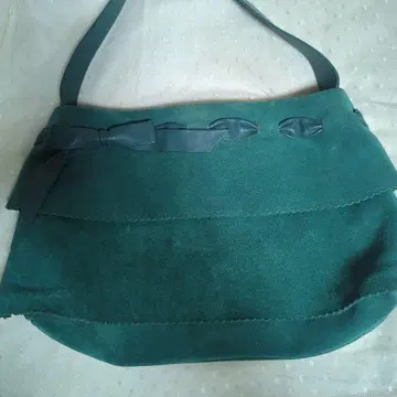 FURLA 스웨이드 프릴 세미 숄더백
