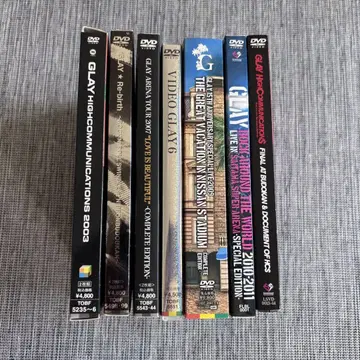 GLAY 라이브 DVD 7매