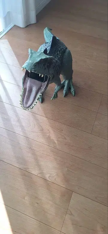 공룡 피규어 그린과 파랑 그라데이션 약 30cm