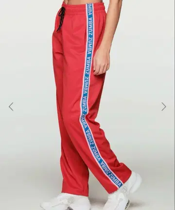 ZUMBA 레드 조거 팬츠