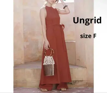 [ Ungrid ] 슬리브리스 롱 원피스