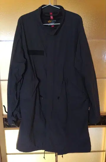 ALPHA 와셔 가공 나일론 코트