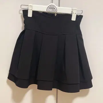 미셸 마카롱 슬림 레그 스커트 블랙 xs