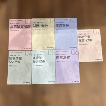 중소기업 진단사 2025 텍스트, 학습 맵