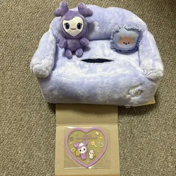 서브 리 티슈 커버 산리오 콜라보 러버 코스터 세트