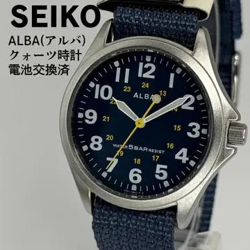 미사용품 SEIKO 세이코 알바 쿼츠 시계 배터리 교환 완료