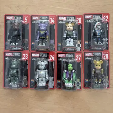 해피 복권 MARVEL BE@RBRICK 베어브릭상 8종 세트
