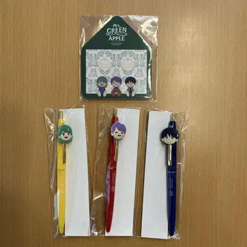 미세스 그린애플 볼펜 & 메모장 세트