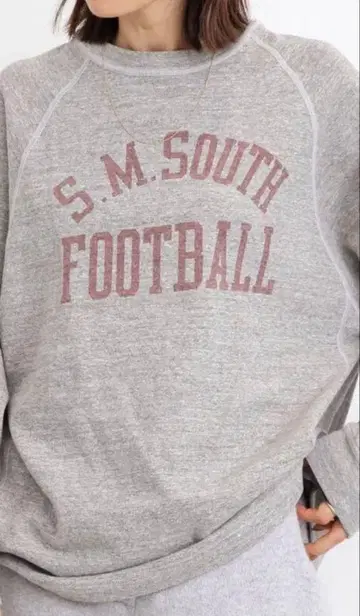 S.M. SOUTH FOOTBALL 맨투맨 그레이