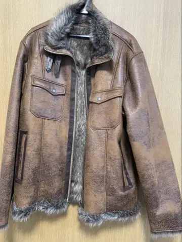 남성용 무스탕 자켓