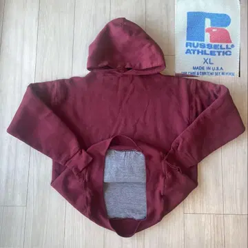 90s Russel 더블 페이스 후드티 빈티지 맨투맨