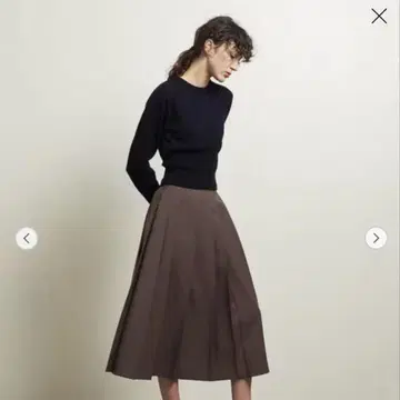 ATTISESSION 랜덤 플리츠 스커트