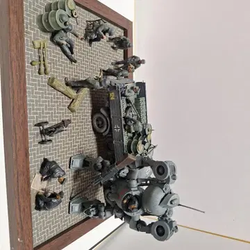 1/35 사호 인형 중장비와 보병 디오라마