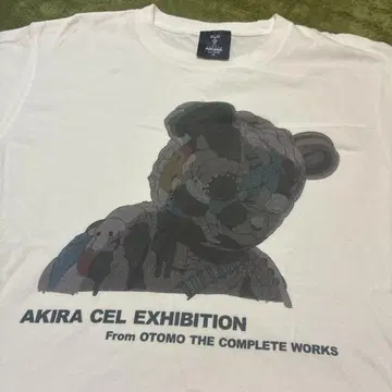 AKIRA CEL EXHIBITION 애니메이션 셀화전 T셔츠 M 화이트
